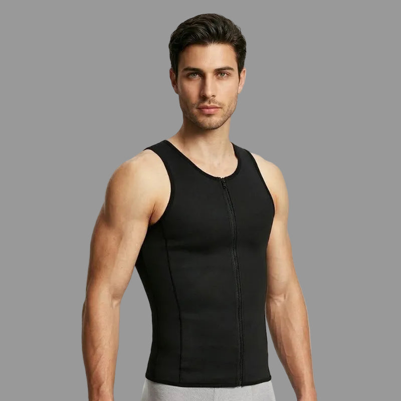 Wellshot Men's 2-in-1 Steel Bones Compression Vest