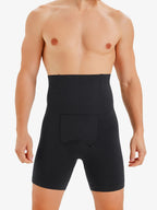 Wellshot Men's Seamless High-Waist Boning Support Shorts