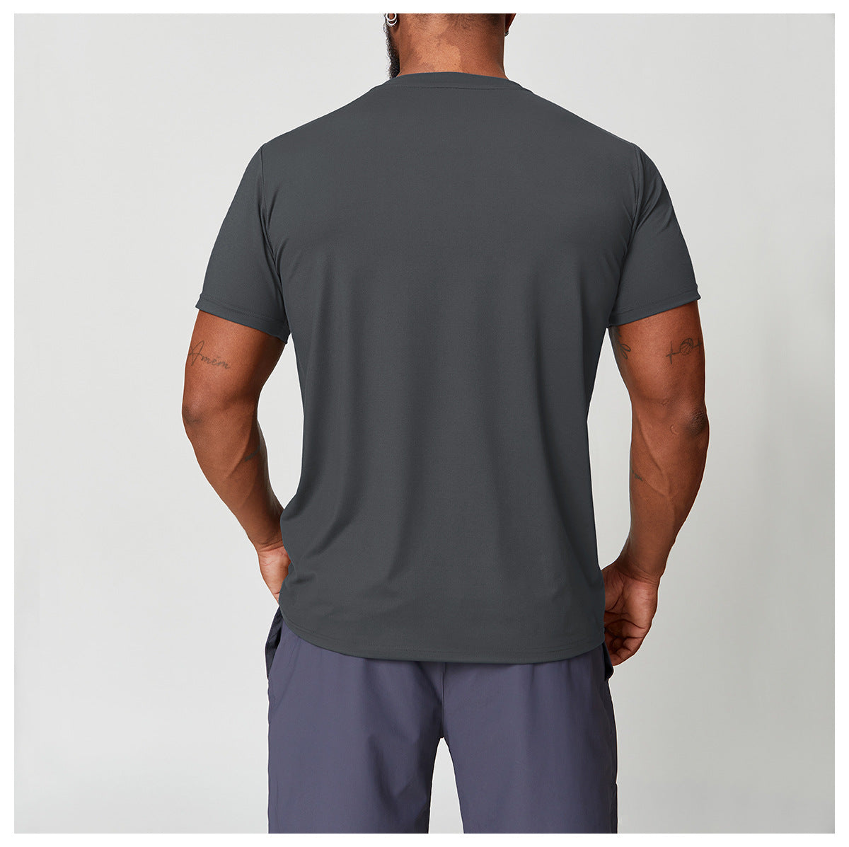Wellshot Men’s Short Sleeve Crew Neck T-Shirt – Premium Fit for Everyday Comfort, Casual Streetwear or Workwear