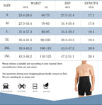 Wellshot Men's Seamless High-Waist Boning Support Shorts