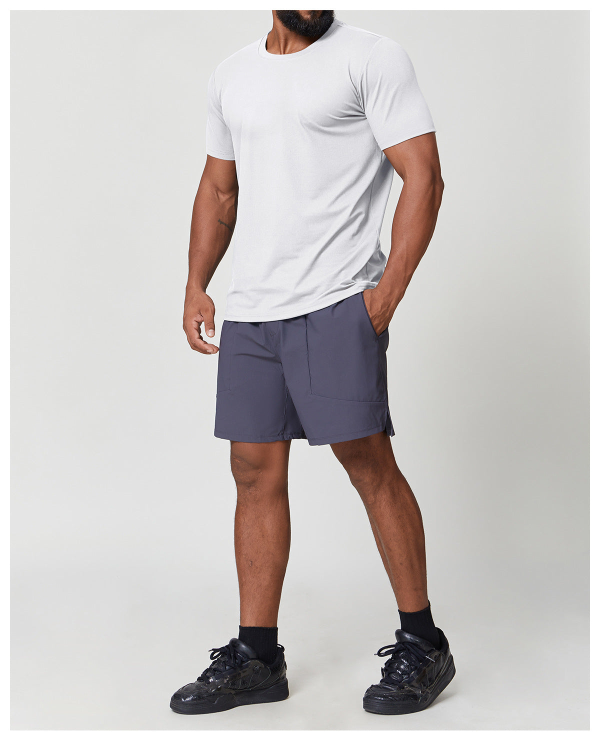 Wellshot Men’s Short Sleeve Crew Neck T-Shirt – Premium Fit for Everyday Comfort, Casual Streetwear or Workwear