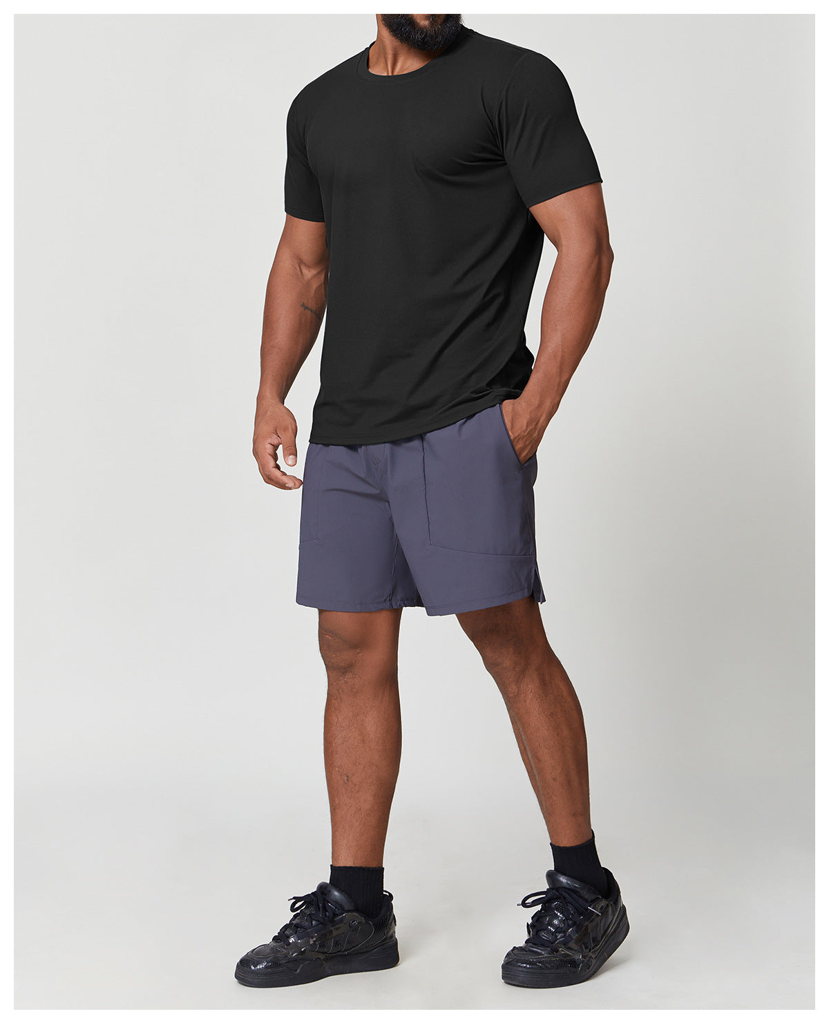 Wellshot Men’s Short Sleeve Crew Neck T-Shirt – Premium Fit for Everyday Comfort, Casual Streetwear or Workwear
