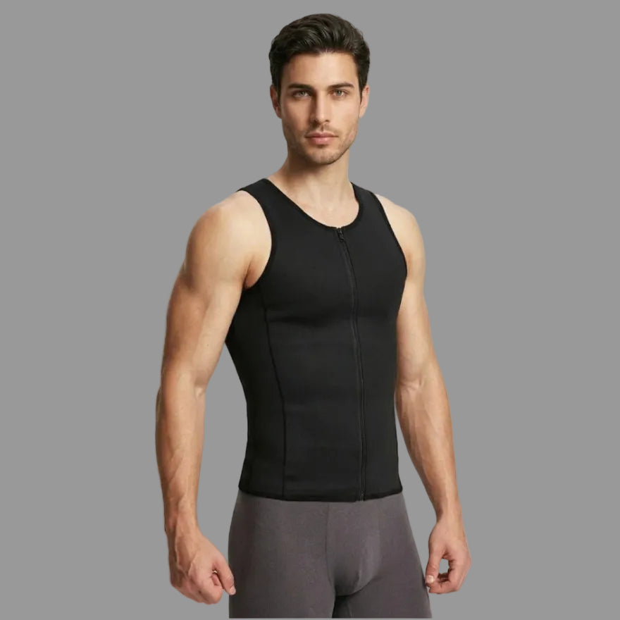 Wellshot Men's 2-in-1 Steel Bones Compression Vest