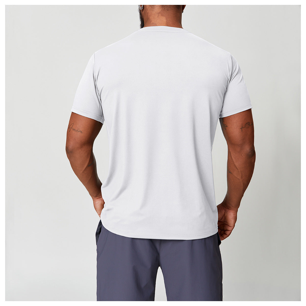 Wellshot Men’s Short Sleeve Crew Neck T-Shirt – Premium Fit for Everyday Comfort, Casual Streetwear or Workwear
