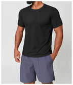 Wellshot Men’s Short Sleeve Crew Neck T-Shirt – Premium Fit for Everyday Comfort, Casual Streetwear or Workwear