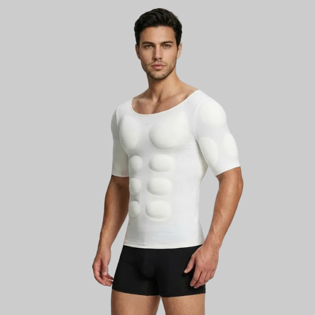 Wellshot Men's Muscle Enhancement Shaping Top
