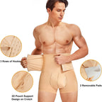 Wellshot Men's High-Waisted Tummy Control Boxer Briefs