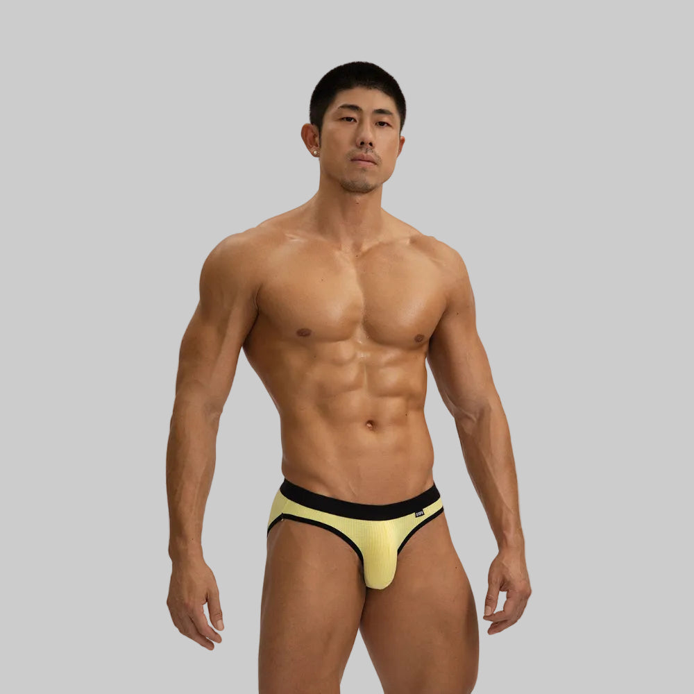 Wellshot Men's 3 PCS Classic Low-Rise Breathable Briefs, Solid Color