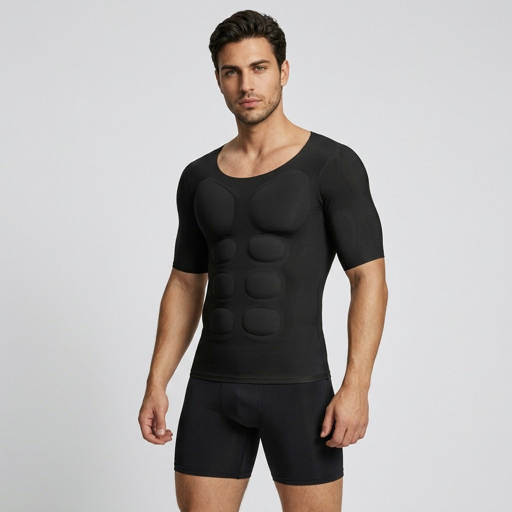 Wellshot Men's Muscle Enhancement Shaping Top