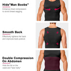 Wellshot Men's Silky Soft Tummy-control Compression Tank