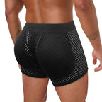 Wellshot Men's 3D Lift Boxer Briefs with Non-Slip Pad