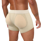 Wellshot Men's 3D Lift Boxer Briefs with Non-Slip Pad