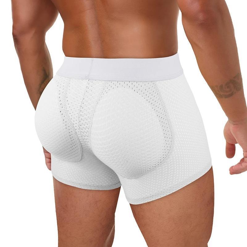 Wellshot Men's 3D Lift Boxer Briefs with Non-Slip Pad