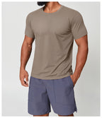 Wellshot Men’s Short Sleeve Crew Neck T-Shirt – Premium Fit for Everyday Comfort, Casual Streetwear or Workwear