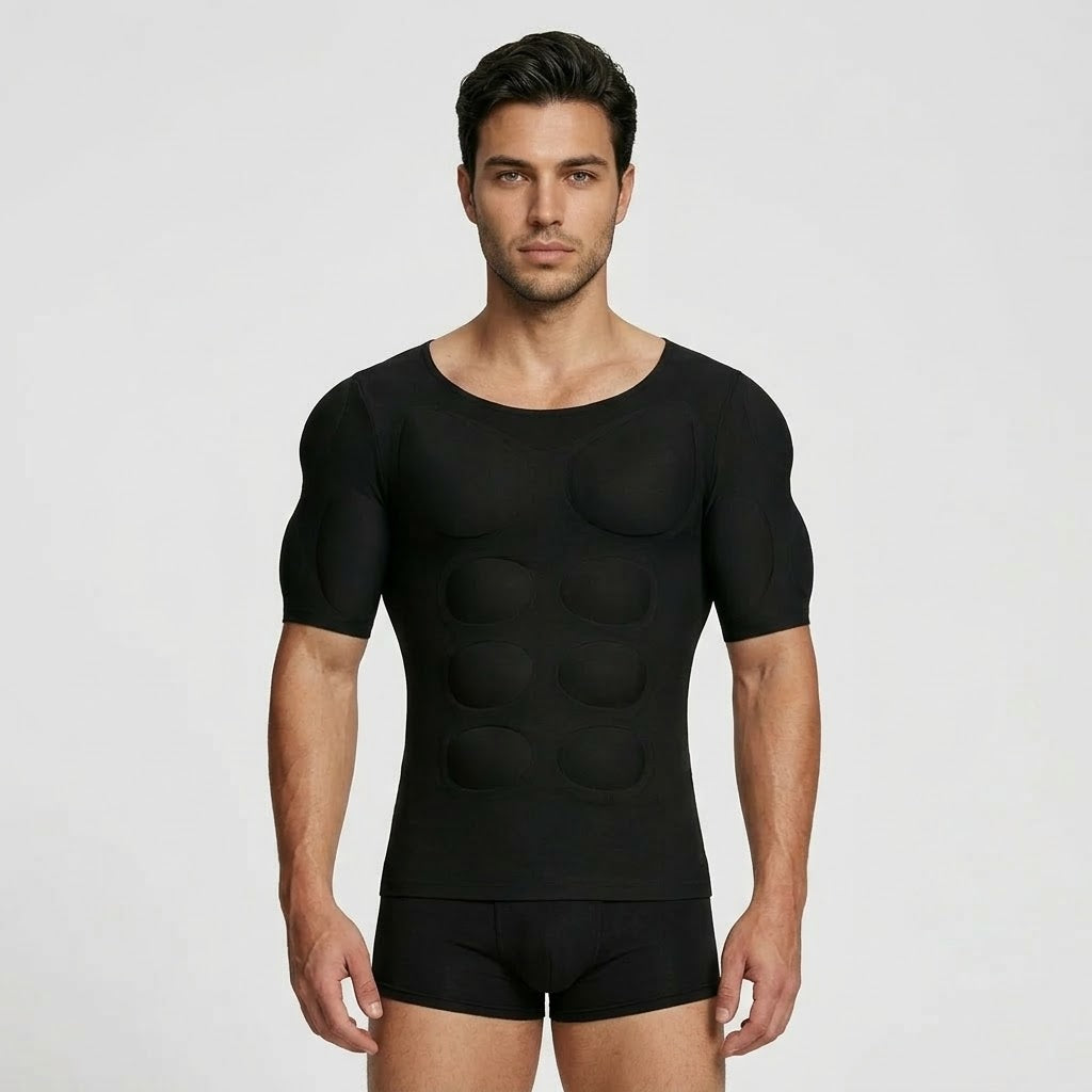 Wellshot Men's Muscle Enhancement Shaping Top