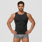 Wellshot Men's Silky Soft Tummy-control Compression Tank