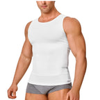 Wellshot Men's Silky Soft Tummy-control Compression Tank