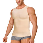Wellshot Men's Silky Soft Tummy-control Compression Tank