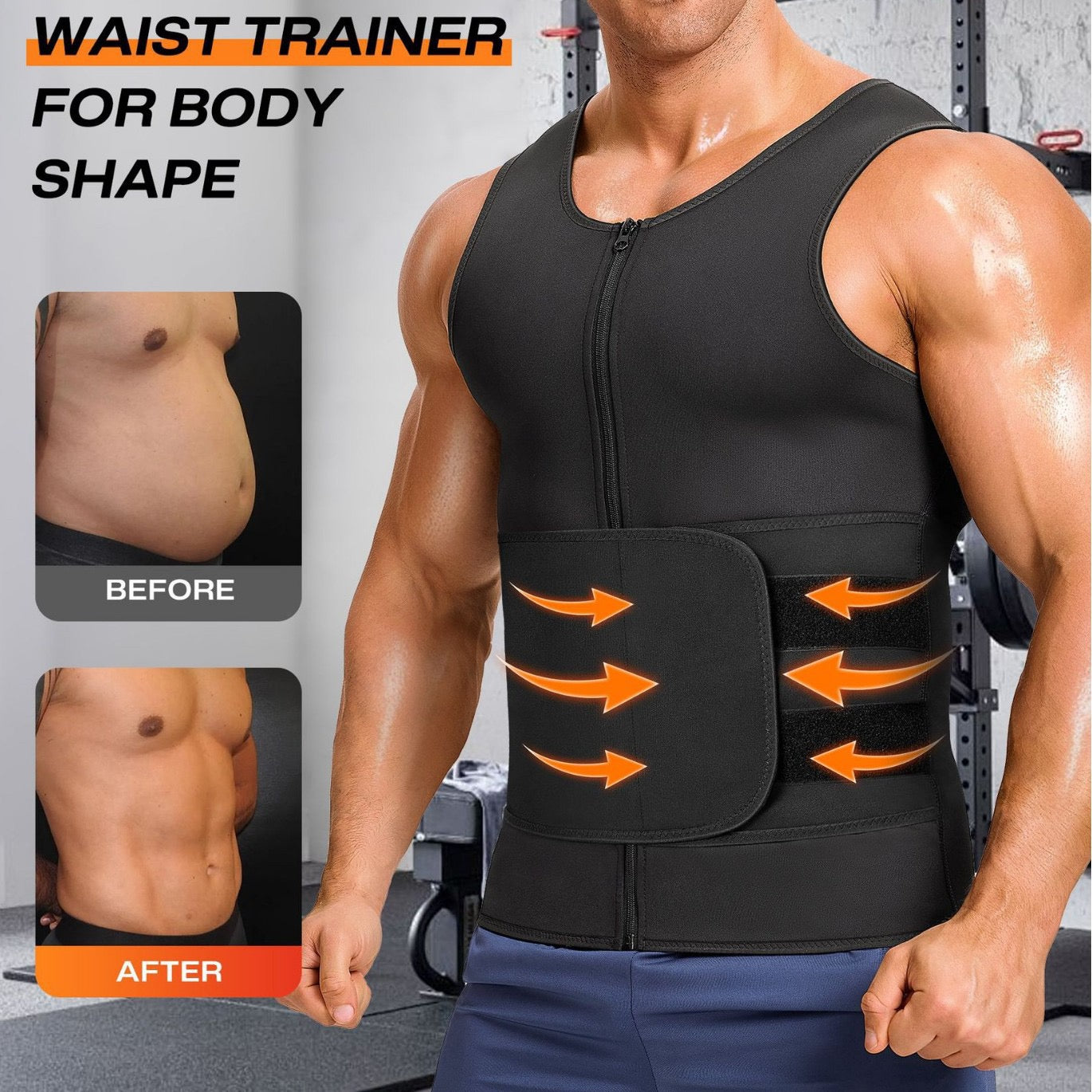 Wellshot Men's Thermal Sauna Workout Vest