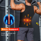 Wellshot Men's Thermal Sauna Workout Vest