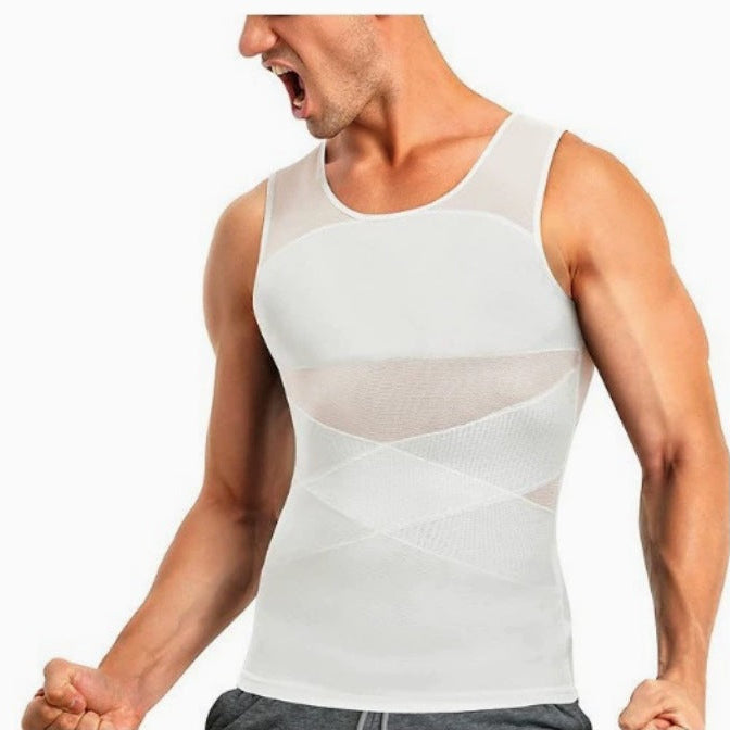 Wellshot Men's Mesh Breathable Compression Tank