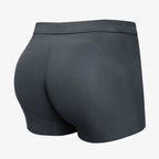 Wellshot Men's Butt Lift Boxer Briefs with Built-in Hip Pad