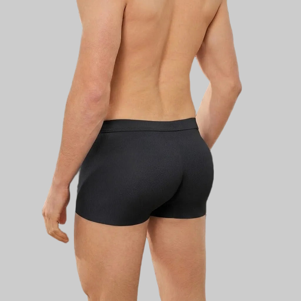 Wellshot Men's Butt Lift Boxer Briefs with Built-in Hip Pad