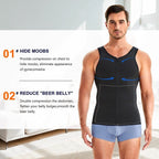 Wellshot Men's 2-in-1 Steel Bones Compression Vest