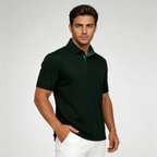 Wellshot Men's Polo Shirts – Soft Breathable Cotton, Comfortable Short Sleeve Casual Fit