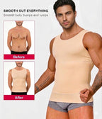 Wellshot Men's Silky Soft Tummy-control Compression Tank